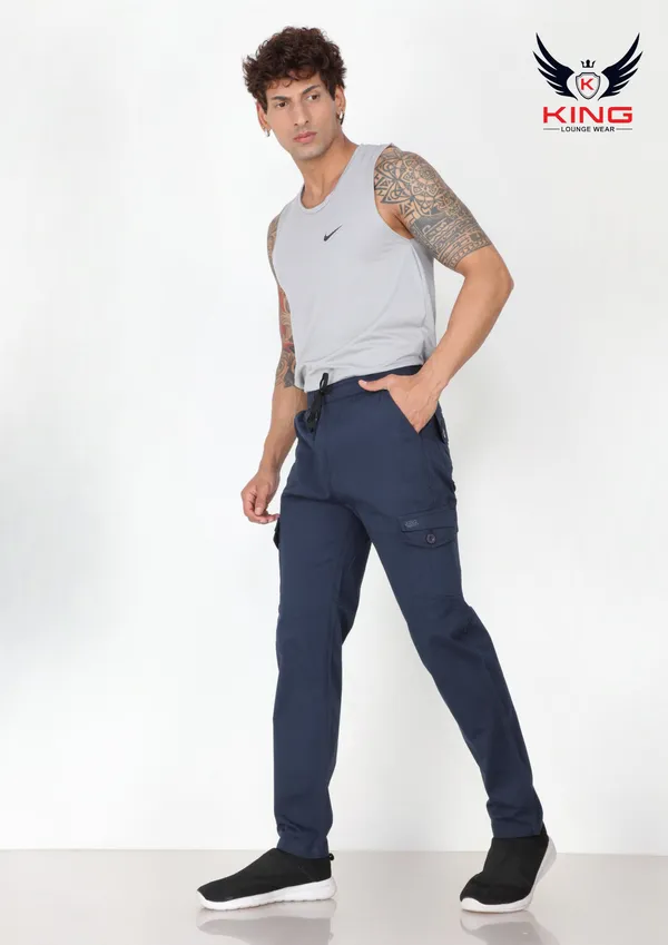Navy_Cotton_Casual_Wear_Regular_Fit_Cargo_For_Men