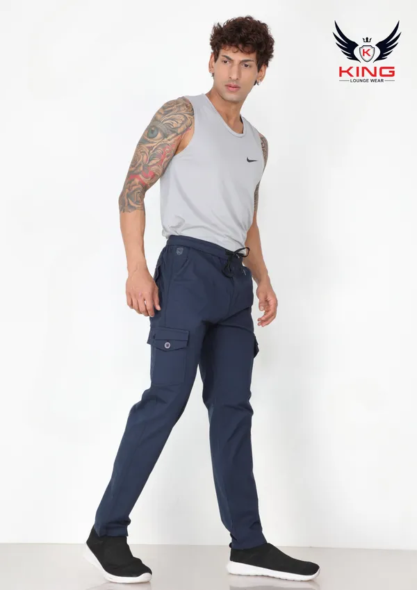 Navy_Cotton_Casual_Wear_Regular_Fit_Cargo_For_Men