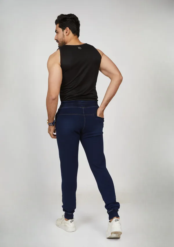 Indigo_Regular_Fit_Casual_Wear_Denim_Track_Pant_For_Men