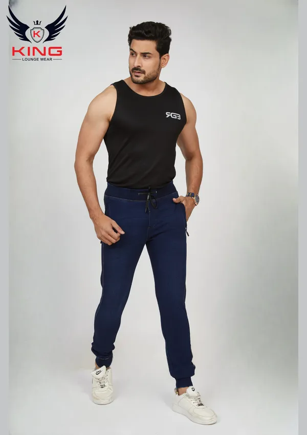 Indigo_Regular_Fit_Casual_Wear_Denim_Track_Pant_For_Men