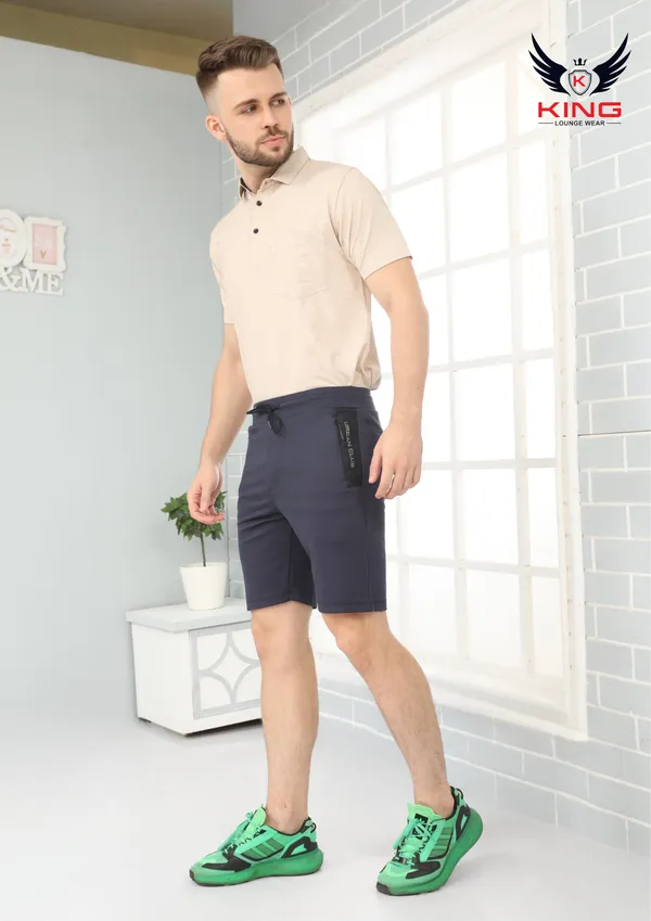 Dark_Grey_Casual_Wear_Regular_Fit_4_Way_Lycra_Shorts_For_Men