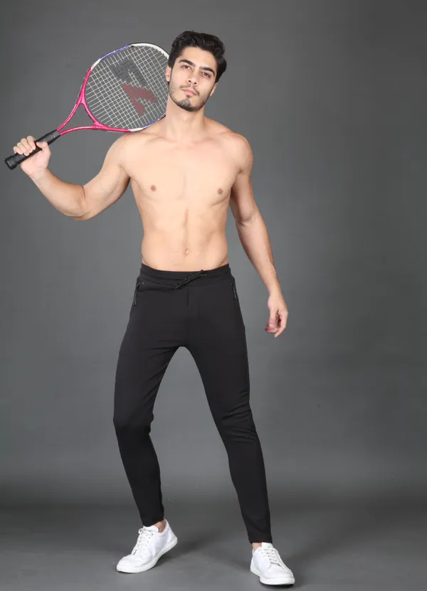 Black_Sports_Wear_Slim_Fit_Dri-Fit_Track_Pants_for_Men