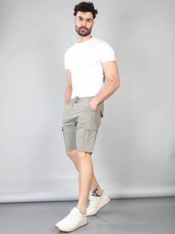 KING_LOUNGE_WEAR_Casual_Regular_Fit_Textile_Cotton_Shorts_for_Men_(Dark_Grey)