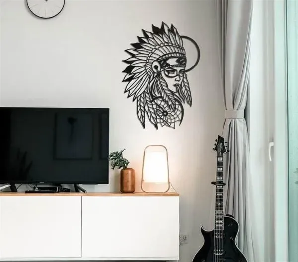 Tribal_Women_Metal_Wall_Art_30_X_45_CM