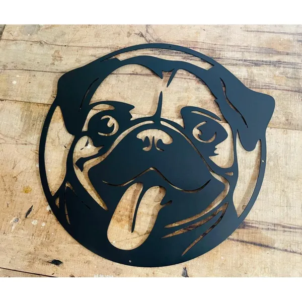 Puppy_Face_Metal_Wall_Art_45_X_45_CM