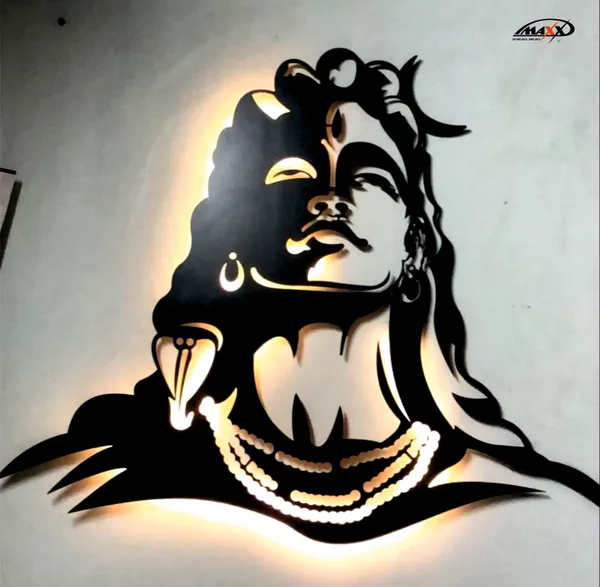 Lord_Shiva_Metal_Wall_Art_45_X_45_CM