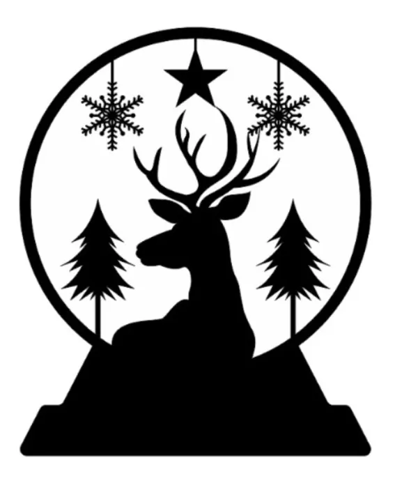 Deer_Globe_Merry_Christmas_Metal_Wall_Art_34_X_45_CM