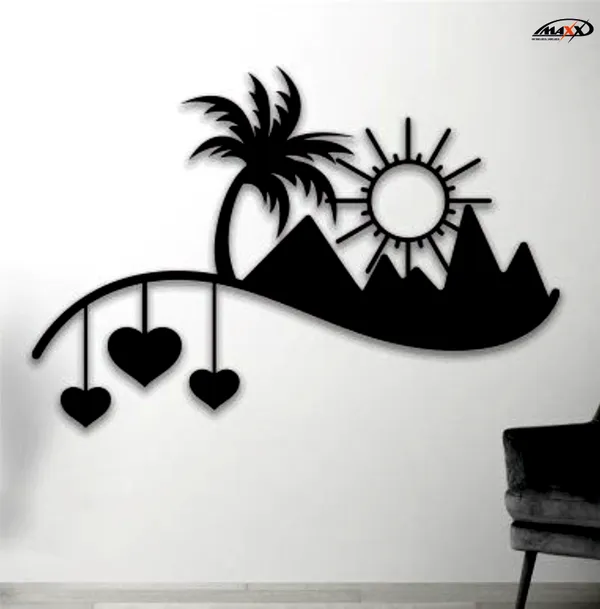 Sun_And_Waves_Metal_Wall_Art_30_X_45_CM
