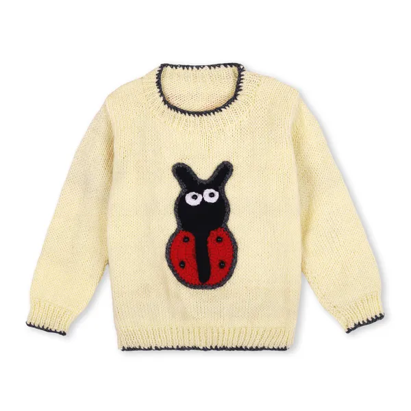 Multicolor_Unisex_Full_Sleeves_Sweater_With_Pajama_Set_Cap_And_Booties_Crochet_For_Kids