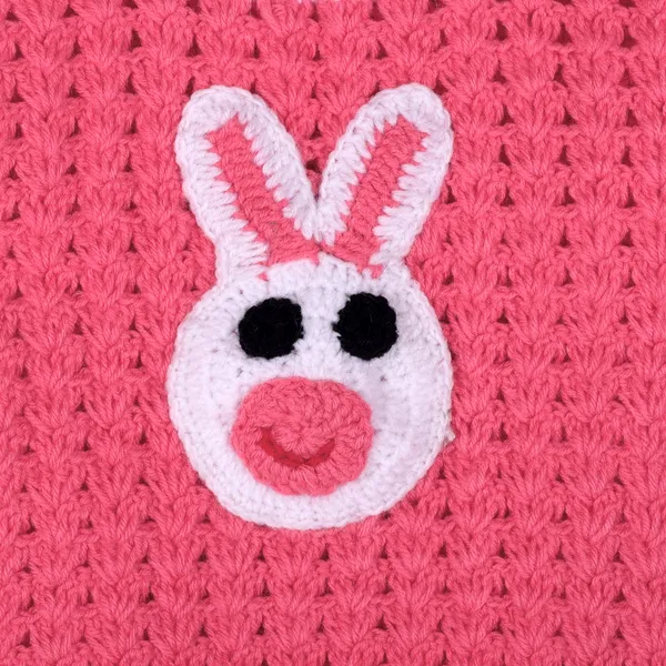 Pink_Unisex_Full_Sleeves_Pullover_Sweater_Crochet__For_Kids