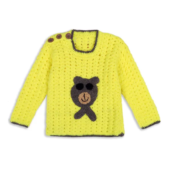 Multicolor_Unisex_Full_Sleeves_Sweater_With_Pajama_Set_Cap_And_Booties_Crochet_For_Kids