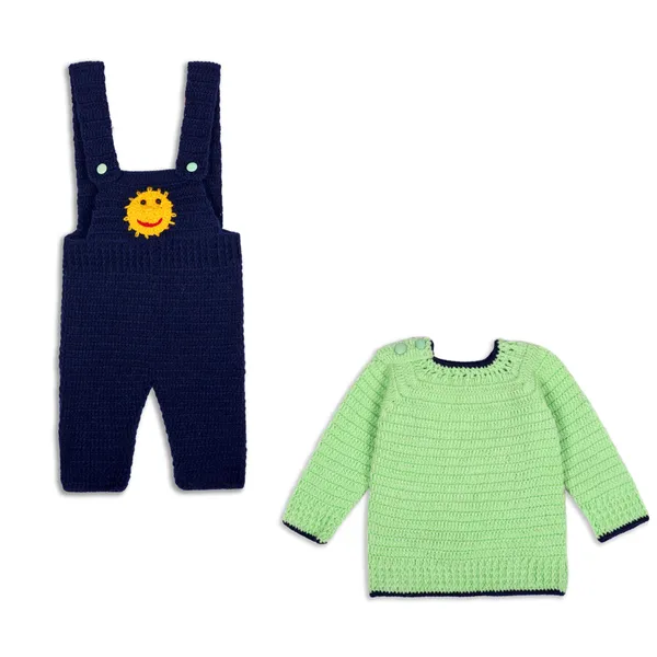 Multicolor_Sweater_For_Kids_|_Unisex_|_Full_Sleeves_With_Dungaree_Set_Crochet