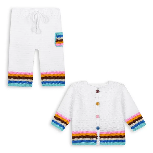 Multicolor_Unisex_Full_Sleeves_Sweater_With_Pajama_Set_Crochet_For_Kids