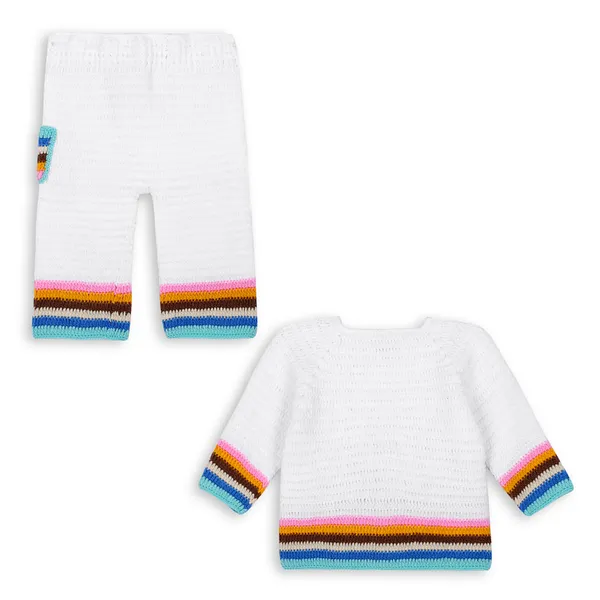 Multicolor_Unisex_Full_Sleeves_Sweater_With_Pajama_Set_Crochet_For_Kids