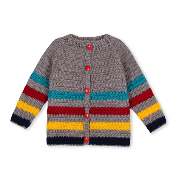 Multicolor_Sweater_For_Kids_|_Unisex_|_Full_Sleeves_With_Dungaree_Set_And_Cap_Crochet