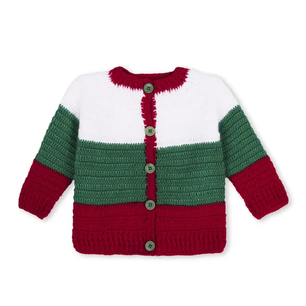 Multicolor_Sweater_For_Kids_|_Unisex_|_Full_Sleeves_With_Dungaree_Set_And_Booties_Crochet