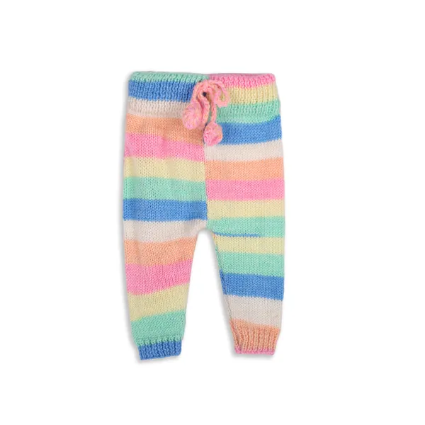 Peach_Sweater_For_Kids_|_Unisex_|_Full_Sleeves_With_Pajama_Set_Cap_And_Booties_Crochet