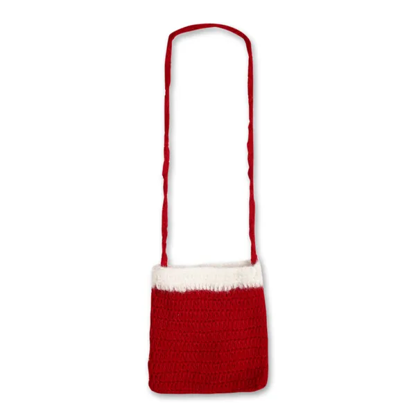 Red_Unisex_Full_Sleeves_Christmas_Santa_Sweater_With_Pajama_Dress_Bag_And_Cap_Crochet_For_Kids