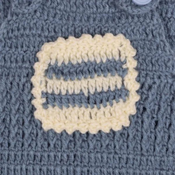 Multicolor_Sweater_For_Kids_|_Unisex_|_Full_Sleeves_With_Dungaree_Set_And_Booties_Crochet