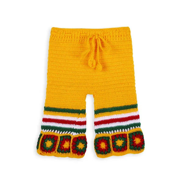 Yellow_Full_Sleeves_Sweater_With_Palazzo_Set_And_Bag_Crochet_For_Girls