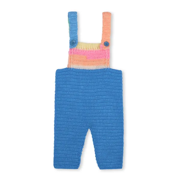 Multicolor_Sweater_For_Kids_|_Unisex_|_Full_Sleeves_With_Dungaree_Set_Cap_And_Booties_Crochet