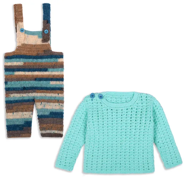 Multicolor_Full_Sleeves_For_Kids_|Unisex_|_Full_Sleeves_Sweater_With_Dungaree_Set_Crochet