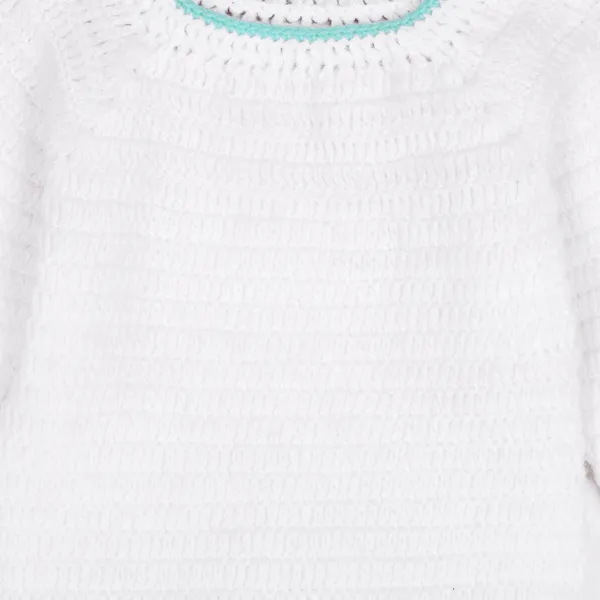 Multicolor_Sweater_For_Kids_|_Unisex_|_Full_Sleeves_With_Dungaree_Set_Cap_And_Booties_Crochet