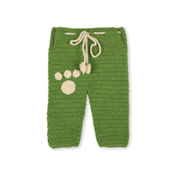 Beige_Unisex_Full_Sleeves_Sweater_With_Pajama_Set_Cap_And_Booties_Crochet_For_Kids