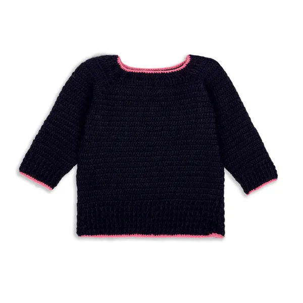 Multicolor_Sweater_For_Kids_|_Unisex_|_Full_Sleeves_|_With_Dungaree_Set_Cap_And_Booties_Crochet