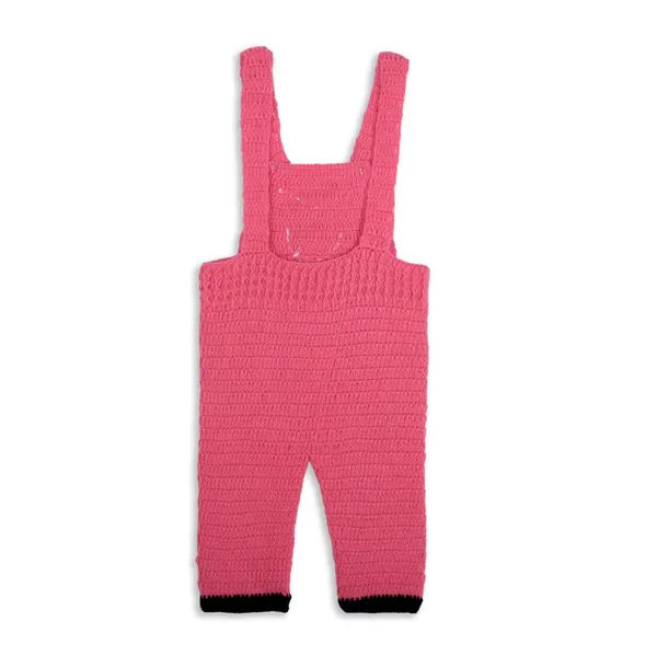 Multicolor_Sweater_For_Kids_|_Unisex_|_Full_Sleeves_|_With_Dungaree_Set_Cap_And_Booties_Crochet