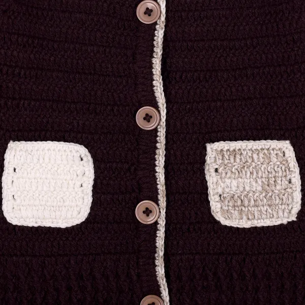 Brown_Sweater_For_Kids_|_Unisex_|_Full_Sleeves_With_Pajama_Set_Cap_&_Booties_Crochet