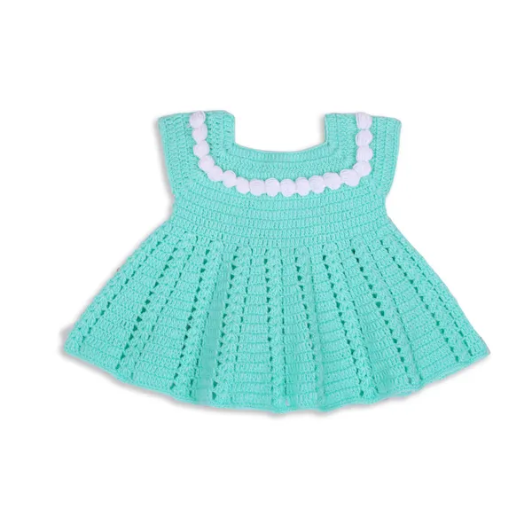 Green_Sleeveless_Frock_Sweater_With_Cap_And_Booties_Crochet_For_Girls