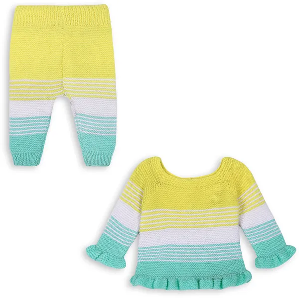 Multicolor_Full_Sleeves_Sweater_With_Pajama_Set_Crochet_For_Girls