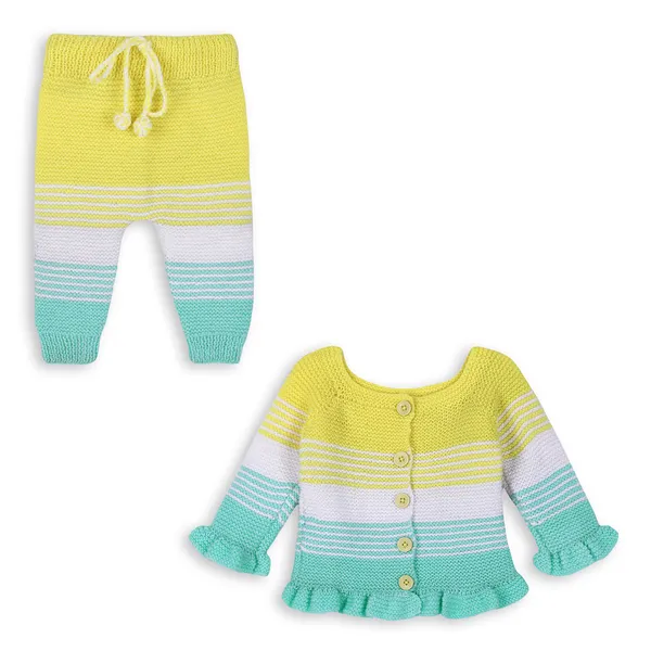 Multicolor_Full_Sleeves_Sweater_With_Pajama_Set_Crochet_For_Girls