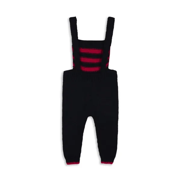 Multicolor_Sweater_For_Kids_|_Unisex_|_Full_Sleeves_With_Dungaree_Set_And_Booties_Crochet