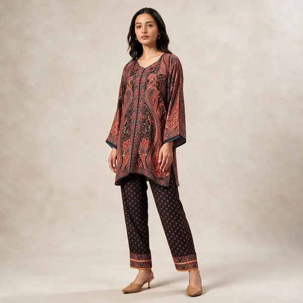 bellamy_Women’s_Ethnic_Paisley_Printed_Cotton_Blend_Rayon_Kurta_Pant_Co-Ord_Set_for_Casual_&_Office_Wear