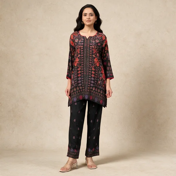 bellamy_Women’s_Floral_Printed_Cotton_Blend_Rayon_Kurta_Pant_Co-Ord_Set_for_Casual_&_Office_Wear