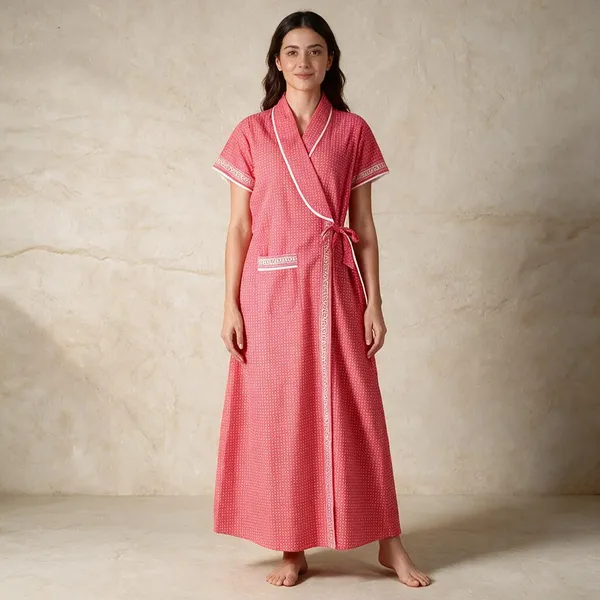 Women_Nighty_Pink_100%_Cotton_Comfortable_Nighty