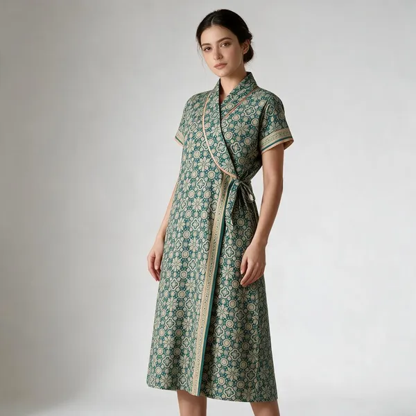 Women_Nighty_Green_100%_Cotton_Comfortable_Nighty