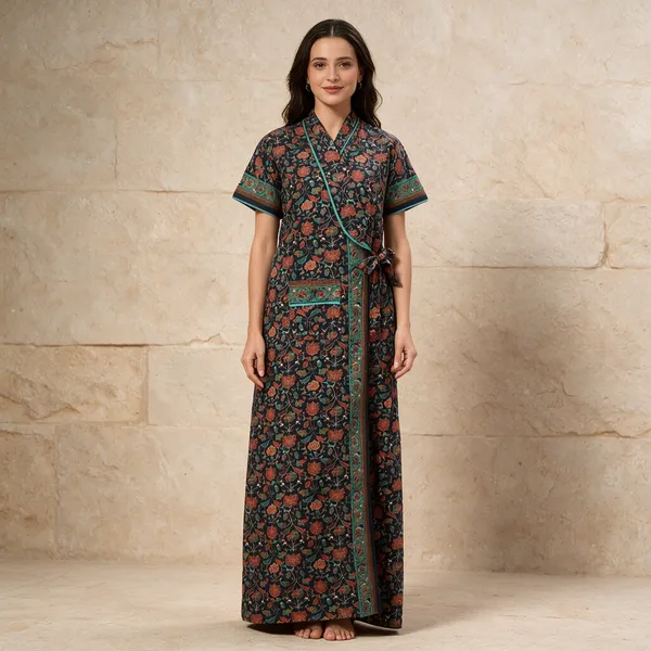 Women_Cotton_Printed_Maxi_Nighty_With_Pocket