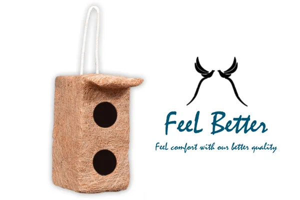 Brown_Coir_Fiber_And_Cotton_Box_2_Door_Bird_House