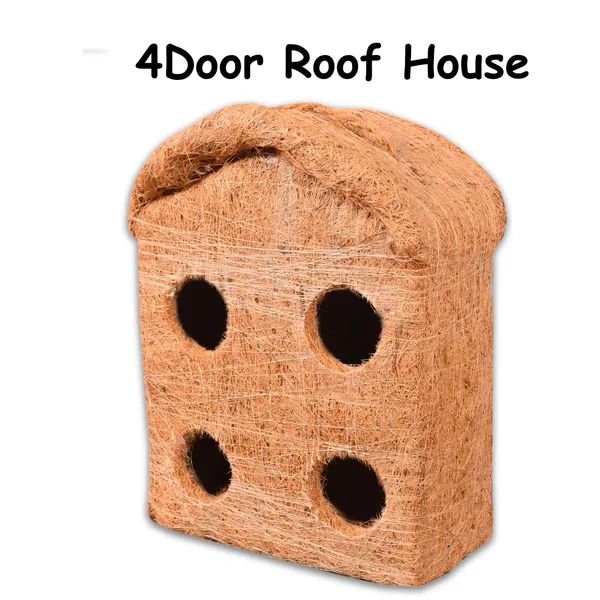 Brown_Coir_Fiber_And_Cotton_Box_4_Roof_Bird_House