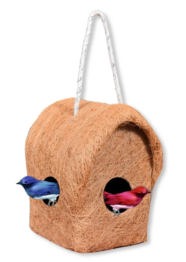Brown_Coir_Fiber_And_Cotton_Box_Bird_House