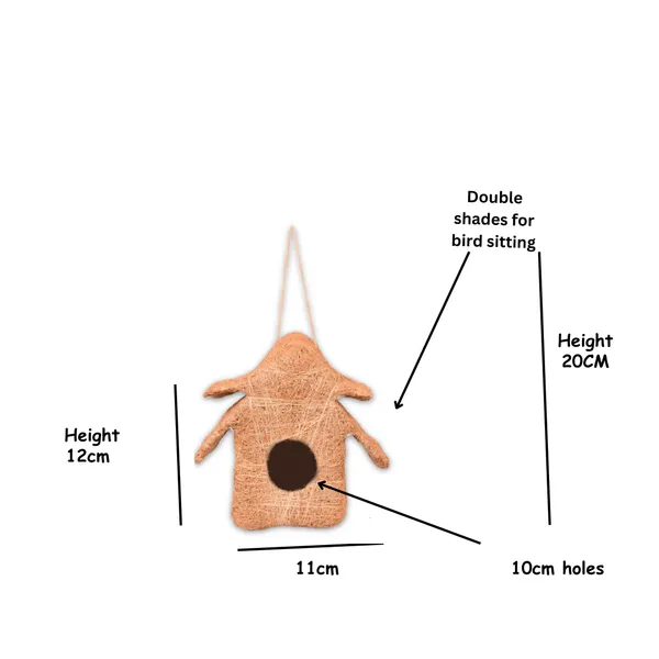 Brown_Coir_Fiber_And_Cotton_Box_Butterfly_Bird_House