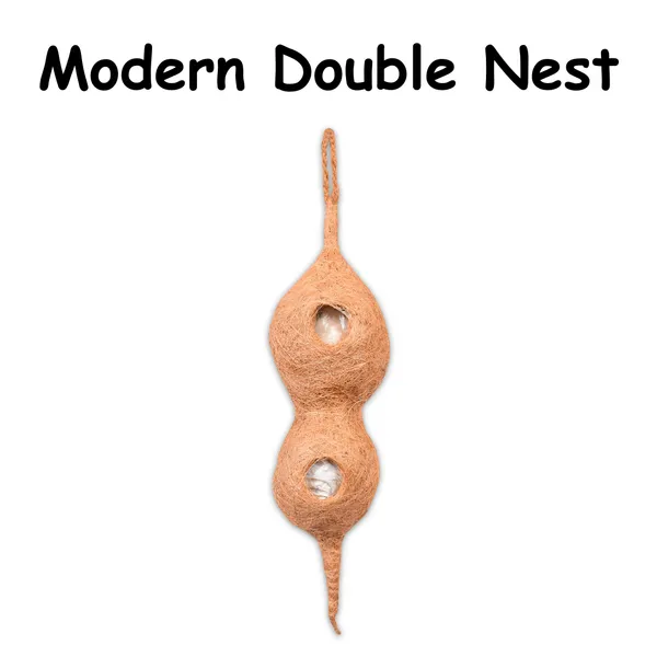 Brown_Coir_Fiber_And_Cotton_Box_Modern_Double_Bird_Nest