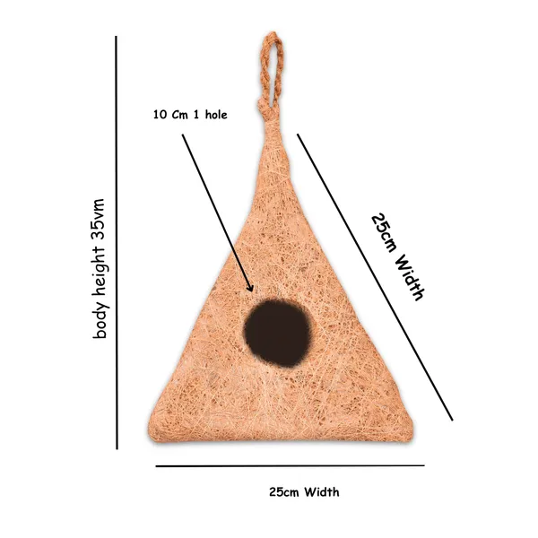 Brown_Coir_Fiber_And_Cotton_Box_Pyramid_Bird_House