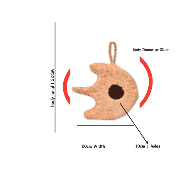 Brown_Coir_Fiber_And_Cotton_Box_Reverse_Anchor_Bird_House