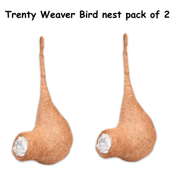 Brown_Coir_Fiber_And_Cotton_Box_Round_Ball_Bird_Nest_(Pack_Of_2)