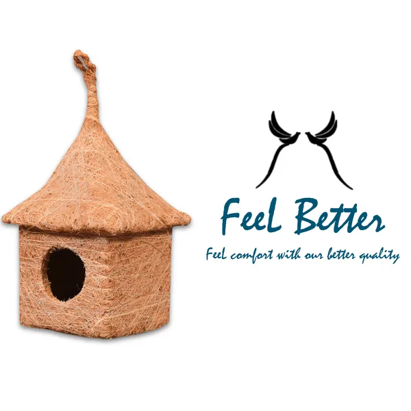 Brown_Coir_Fiber_And_Cotton_Box_Square_Hut_Bird_House
