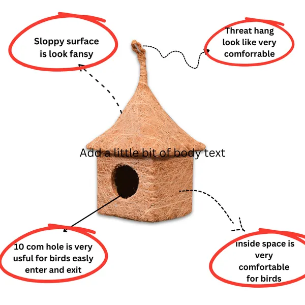 Brown_Coir_Fiber_And_Cotton_Box_Square_Hut_Bird_House